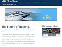 Tablet Screenshot of fleetboatclub.com